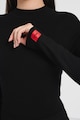 HUGO Kerek nyakú bordázott pulóver női