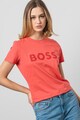 BOSS Tricou cu imprimeu logo Elogo Femei