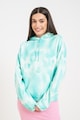 HUGO Húzózsinóros kapucnis batikolt mintás pulóver női