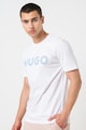 HUGO Тениска с овално деколте и лого Мъже