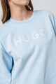 HUGO Bluza de trening cu decolteu la baza gatului si logo Femei