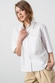 HUGO Памучна риза със среднодълги ръкави Жени