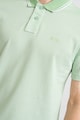 BOSS Galléros póló logós részlettel férfi