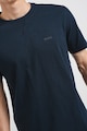 BOSS Памучна тениска с овално деколте Мъже