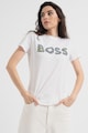 BOSS Памучна тениска с лого Жени