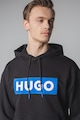 HUGO Худи с лого и връзки Мъже