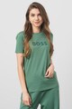 BOSS Tricou cu imprimeu logo Elogo Femei