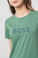 BOSS Tricou cu imprimeu logo Elogo Femei