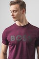 BOSS Tricou din bumbac cu logo Thinking Barbati