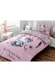 Hello Kitty Lenjerie de pat  Nature, pentru o persoana, bumbac ranforce, 160x220 cm Femei