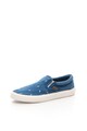 Pepe Jeans London Pantofi slip-on albastri cu imprimeu pasari Harry Barbati