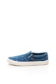 Pepe Jeans London Pantofi slip-on albastri cu imprimeu pasari Harry Barbati