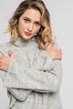Vero Moda Рипсен пуловер с ниска яка Жени