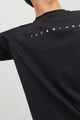 Jack & Jones Tricou cu decolteu la baza gatului si imprimeu logo Barbati