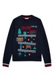 Marks & Spencer Kerek nyakú karácsonyi pulóver Fiú