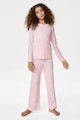 Marks & Spencer Szívecskés mintájú bordázott pizsama Lány