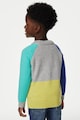 Marks & Spencer Kerek nyakú colorblock dizájnú pulóver Fiú