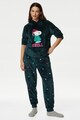 Marks & Spencer Поларена пижама с шарки Жени