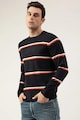 Marks & Spencer Kerek nyakú csíkos pulóver férfi