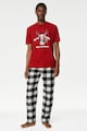 Marks & Spencer Karácsonyi mintás pizsamapóló férfi