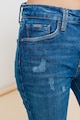 Pepe Jeans London Mosott hatású skinny fit farmernadrág női
