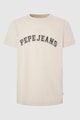 Pepe Jeans London Тениска с лого и овално деколте Мъже