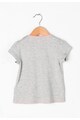 Esprit Tricou gri melange cu palmier Fete