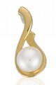L'Instant D'or 9 karátos arany fülbevaló gyöngyökkel női