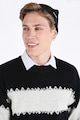 COLIN'S Colorblock dizájnú pulóver kerek nyakrésszel férfi