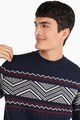 COLIN'S Geometrikus mintájú pulóver férfi