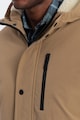 OMBRE Kapucnis kabát fedőlapos zsebekkel férfi