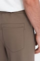 OMBRE Texturált nadrág húzózsinóros derékrésásszel férfi