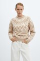 Mango Пуловер Vintage с фигурален десен Жени