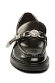 Steve Madden Pantofi loafer de piele cu detalii metalice Femei