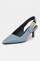 Furla Pantofi slingback de piele cu toc kitten Femei