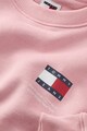 Tommy Jeans Ejtett ujjú pulóver logós részlettel női