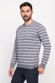 KVL by KENVELO Раиран пуловер с овално деколте Мъже