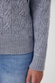 FINN FLARE Ejtett ujjú csavart kötésmintás pulóver női