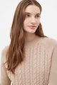 FINN FLARE Kerek nyakú csavart kötésmintájú pulóver női