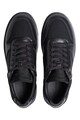 CALVIN KLEIN Bőrsneaker textilrészletekkel férfi