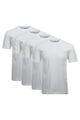 Ragman Set de tricouri de casa cu decolteu la baza gatului - 4 piese Barbati