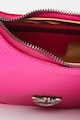 Pinko Кожена Хобо чанта Mini Brioche с шагрен Жени