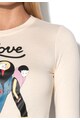 Love Moschino Bluza din amestec de modal cu imprimeu Femei