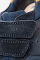 Geox Nashik tépőzáras sneaker nyersbőr részletekkel Lány
