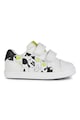 Geox Pantofi sport cu inchidere velcro si imprimeu cu Mickey Mouse Baieti