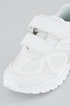 Geox Pantofi sport de piele ecologica si material textil cu velcro Baieti