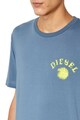 Diesel Тениска T-Just с овално деколте и лого Мъже