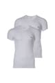 Emporio Armani Underwear, Set de tricouri de casa cu decolteu in V - 2 piese Barbati