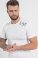 EA7 Tricou slim fit cu imprimeu logo Barbati