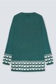 Fiorella Rubino Дълъг пуловер с ръкави реглан Жени